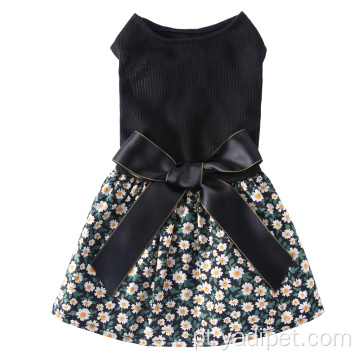 Pet Dress Bow Decor roupas para animais de estimação